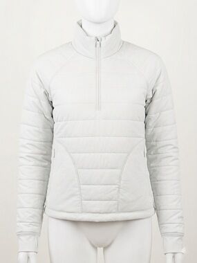 Lululemon Dynamic Movement Half-Zip in Vapor - Size 2 Quilted Puff Pullover
